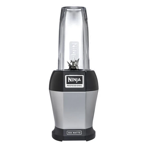 Ninja Nutri Ninja Pro Personal Blender with 900 Watt Base and Vitamin and Nutrient Extraction for Shakes and Smoothies with 18 and 24-Ounce Cups (BL456) (Renewed)