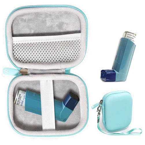 GETGEAR Asthma Inhaler Holder case, Compact and Sturdy case for Handy Ventolin Inhaler for Adults and Kids (CASE ONLY)
