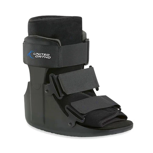 United Ortho USA14011 Short Cam Walker Fracture Boot, Extra Small, Black