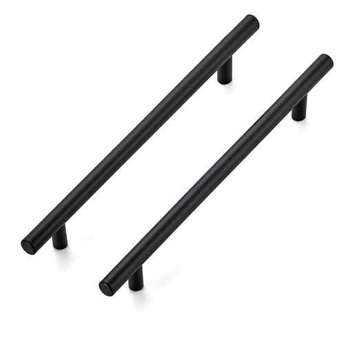 Ravinte 10 Inch Cabinet Handles Matte Black Drawer Pulls Stainless Steel Kitchen Cabinet Hardware Cabinet Pulls 10