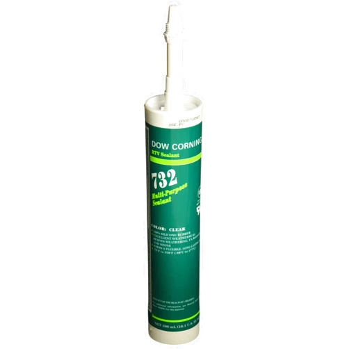Dow Corning 1892070-12 732 Clear Multi-Purpose Sealant (Pack of 12)