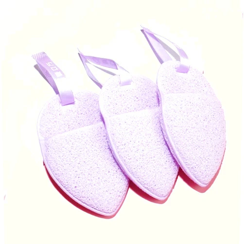 Coieaa Facial Sponges With Ribbon 10 Pcs Set, Face Sponges for Cleansing Washing Face Makeup Removal Reusable Daily Use 2.7 inch x 3.8 inch (Pink)