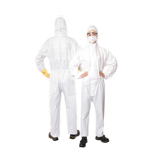 ZMDREAM Disposable Painters Coverall Hazmat Suit Size M to 3XL White Pack of 6