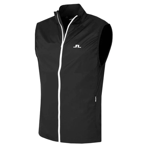 J. Lindeberg 2024 J.Lindeberg Ash Light Packable Golf Vest Black Medium