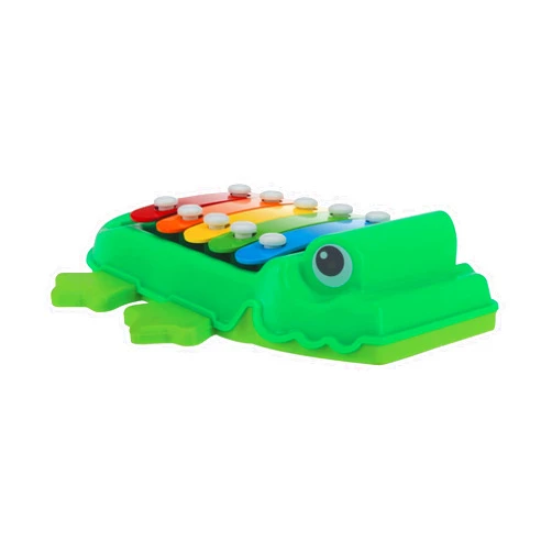 Nuby Xylodile Bath Toy and Musical Instrument - Baby Bath Toy - 12+ Months