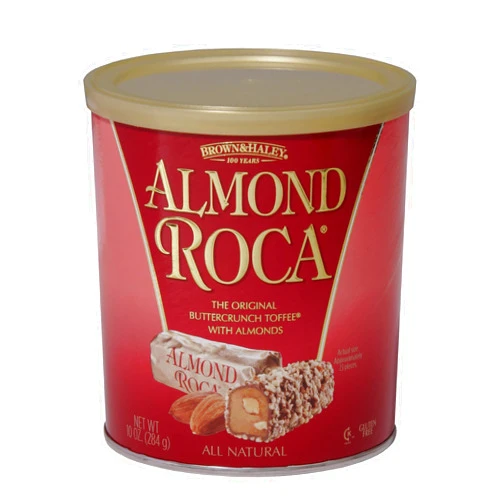 Almond Roca Brown and Haley Almond Roca (1) 10 OZ Can 10.01 Ounce (Pack of 1)