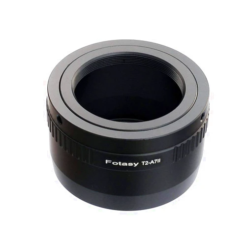 Fotasy T Mount Lens to E Mount Adapter, T2 E Mount Adapter, Emount Telescope Lens Adapter, Compatible with Sony a7 a7R a7s II III IV a9 a7c Alpha 1 a6600 a6500 a6400 a6300 a6100 a6000 a5100 ZV-E10