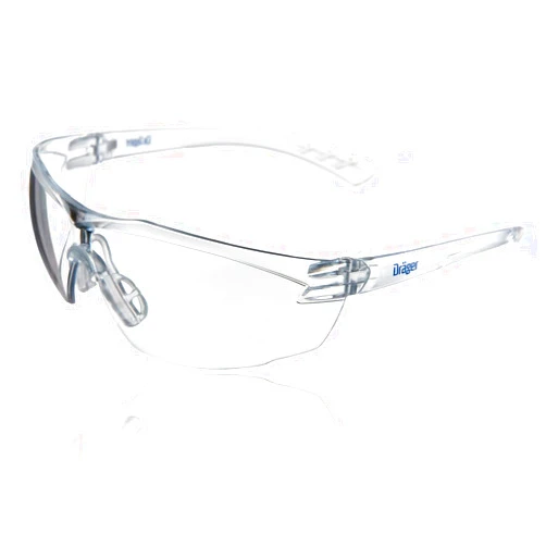 Dräger X-pect 8320 Protective Eyewear, ANSI Approved, 10 Pack, Anti-Scratch, Anti-Fog, Break-Resistant Safety Glasses, UV Protection (99.9%), Clear Lenses