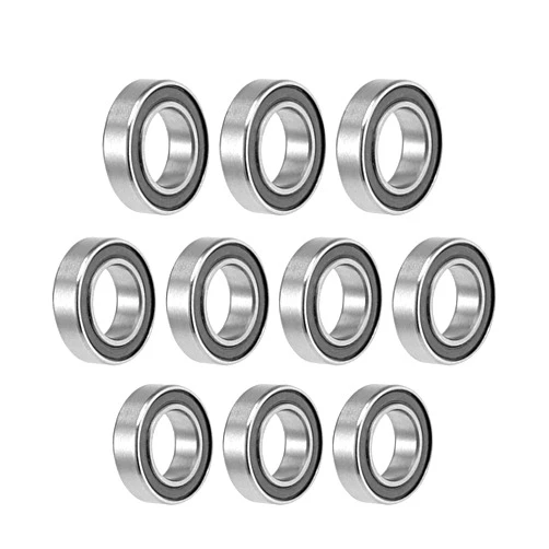 uxcell MR148-2RS Deep Groove Ball Bearings 8mm Inner Dia 14mm OD 4mm Bore Double Sealed Chrome Steel Z2 10pcs