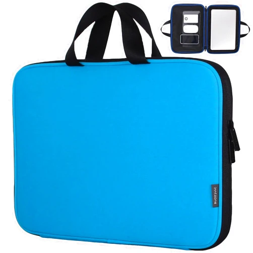 INNTZONE Laptop Sleeve 15.6 Inch, Protective Laptop Case with Handle & Inner Pocket, Lightweight Bag, Notebook Computer Carrying Cover (Blue)