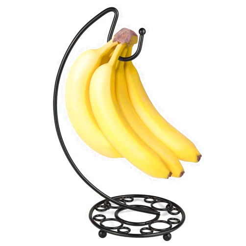 BNYD Banana Hanger, Banana Holder, Banana Stand, Grape Hanger Black (Black 2)