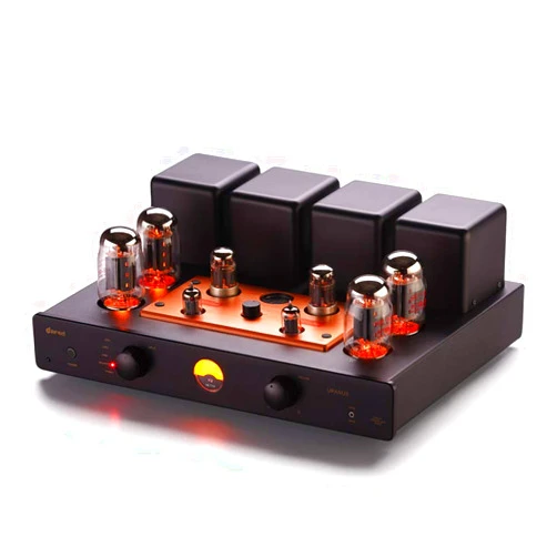 Dared Uranus Stereo Integrated Tube Amplifier with Remote Control, Class A, Single Ended,50wx2,Built-in Phono Stage, Support Direct Power AMP, KT88x4,12AX7x2,6N8Px2, AC115 and AC230 Optional