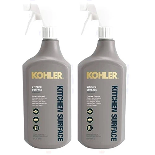 KOHLER K-EC23737-NA Kitchen Surface Cleaner, 28 Fl Oz (Pack of 2)