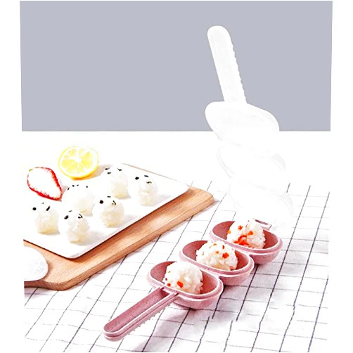 ANGEL SPECIALTY PRODUCTS Rice Balls Mold Shake it Shaker for kids (Pink)