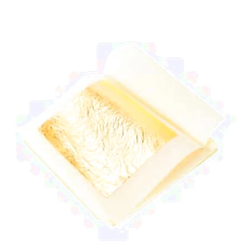 Sim gold leaf 10 sheets gold leaf pure 24k 100% 1.7x 1.7 inch edible laboratory tested