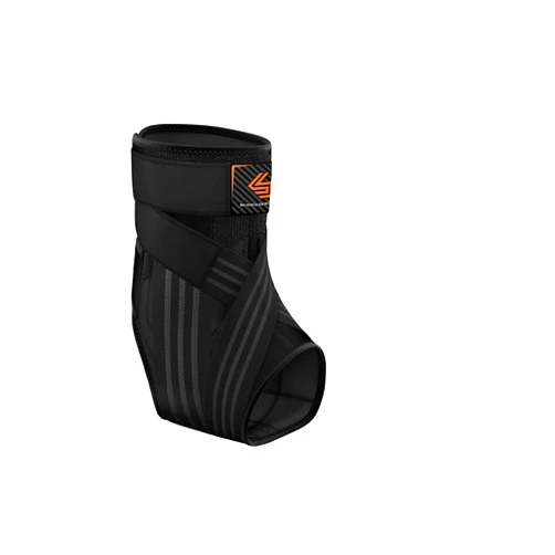 Shock Doctor Low Profile Ankle Brace with Figure-8 Strap for Strong Support. Made for Cleats/Athletic Shoes. Fits Left or Right (Medium/Large)
