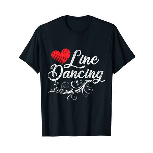Line Dance Western Cowboy Tees Line Dancing Line Dance T-Shirt