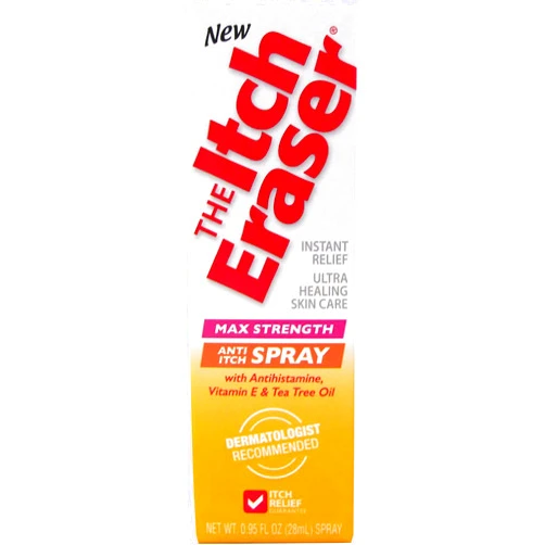 The Itch Eraser Tenders The Itch Eraser Spray Max Strength 0.95oz (4 Pack)