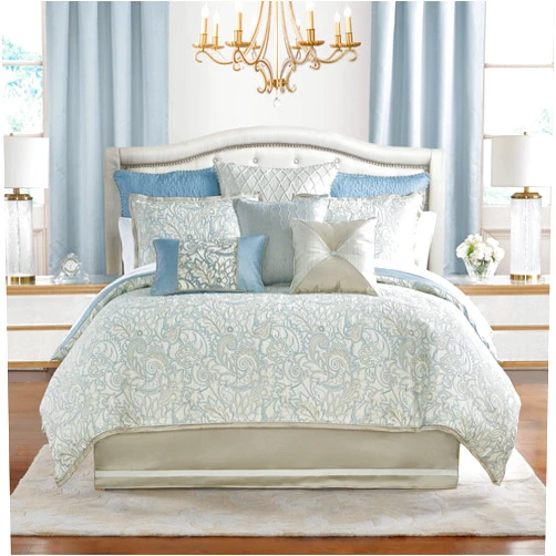 Waterford Springdale 6PC. Queen Comforter Set,Blue
