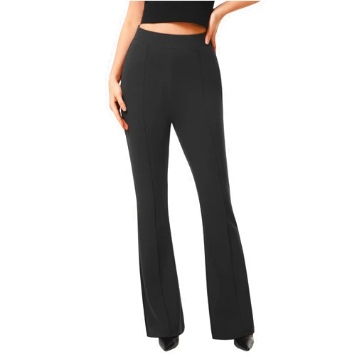 AFITNE Women's Dress Pants High Rise Flare Pants Pull On Stretchy Work Pants Business Office Casual Slacks with Pockets