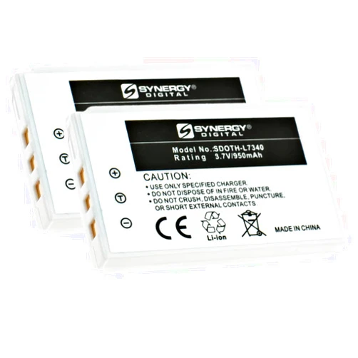 Synergy Digital Remote Control Batteries, Compatible with Logitech Harmony 890 Remote Control, (Li-ion, 3.7V, 950 mAh), Pack Includes: 2 x SDOTH-L7340 Batteries