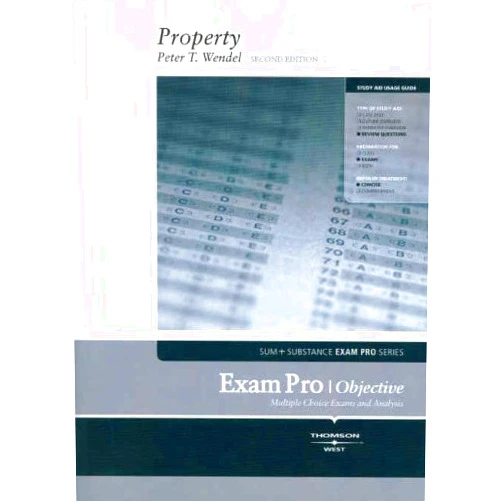 Peter Wendel Exam Pro Objective Questions on Property (Exam Pro Series)