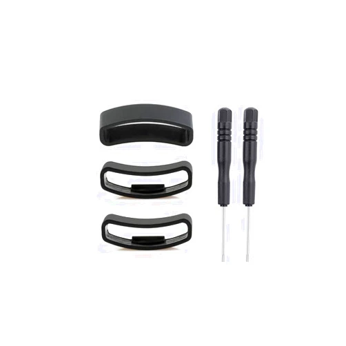 SENCATO 2-Pack Strap Fastener Rings Compatible with Suunto Core/Ambit Series, Soft Tpu Rubber 24mm Replacement Watch Band Loop/Holder/Retainer