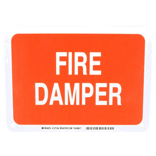 Brady 127194 Fire Safety Sign, Legend 