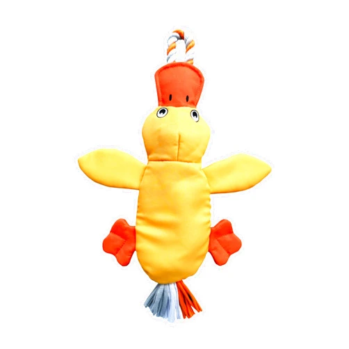 LUCOLOVE Flirt Pole Replacement Toy - Durable Duck Toy for Dogs, Flirt Pole Attachment, Lure Toy for Dog Pole Toy
