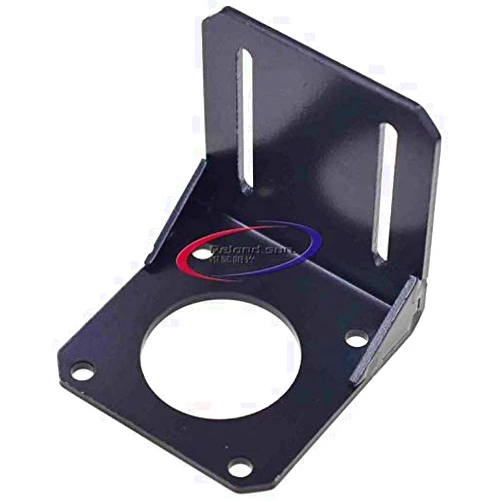 Reland Sun Stepper Motor Bracket Black Stainless Steel Mounting Bracket Holder Rack for 57 NEMA23 Stepper Motor