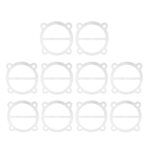 Hilitand 10Pcs Air Compressor Aluminum Gasket, Cylinder Head Gasket, Replacement for 65mm Diameter Cylinder, Sealing Plate