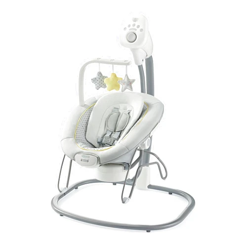 Graco Sway2Me Portable Baby Swing and Bouncer Seat with Music, Sounds, and Adjustable Settings, Watson Collection