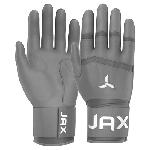 JAX Batting Gloves - Model One Strap Cuff - Youth and Adult Baseball Batting Gloves - Optional Pro Grip Web Technology - Baseball & Softball Batting Gloves