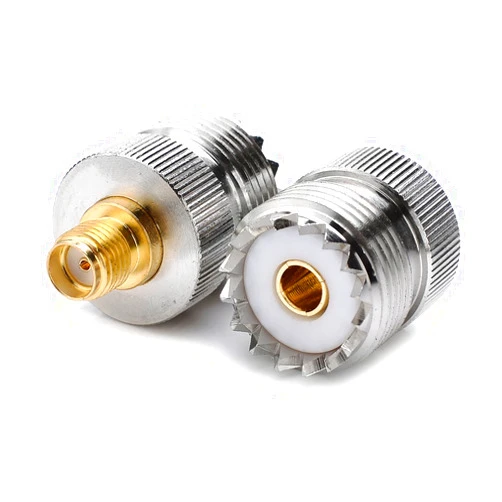 DHT Electronics 2pcs RF coaxial Coax Adapter SMA Female to UHF Female SO-239 SO239