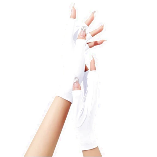 Sodknow UV Gloves for Gel Nail Lamp, Professional UPF50+ UV Protection Gloves for Manicures, Nail Art Skin Care Anti UV