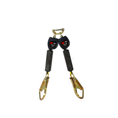 3M DBI-SALA Nano-Lok Personal Fall Protection Self Retracting Lifeline SRL, Twin-leg, Web Construction 3101280, 6 ft. (1.8m), 1 EA