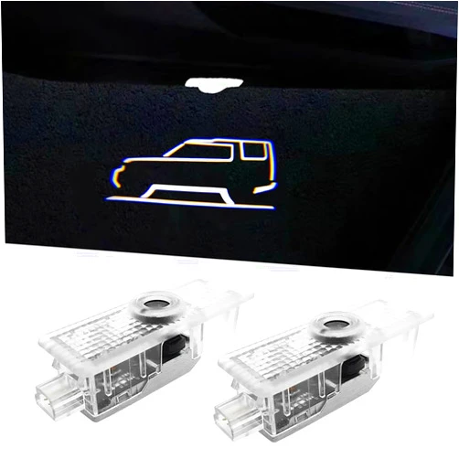 BuJinZeTui 2PCS Led Car Door Lights Projector Logo Compatible for Discovery 4 LR4 2010-2016 Shadow Ghost Light Courtesy Laser Welcome Light (Discovery 4 LR4 2010-2016)