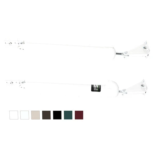 GREENSTAR Touch 'n Hold Smooth - Dual Door Closer System - Heavy Duty - for (Medium and Heavy Weight) Storm, Screen, & Security Doors - New Doors or Replacement for Previous Units (White)