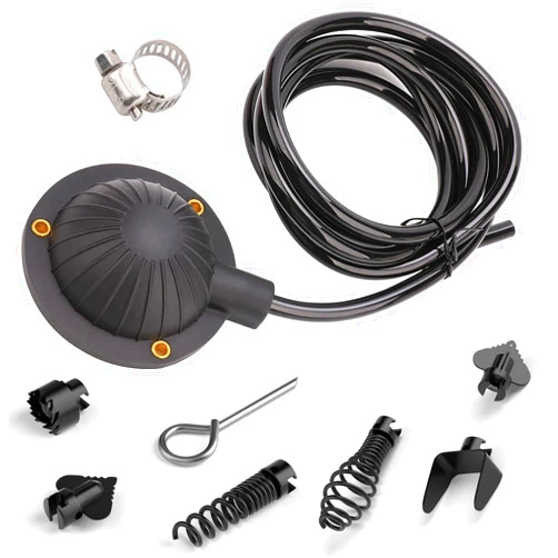 FEITON Drain Cleaner Cutter Head + Air Foot Pedal for Air- activated Drain Cleaning Machines, with 8' Long Hose for Ridgid K-400, K-380, K-3800, K750, K-7500, General, Spartan, Electric Eel, Trojan