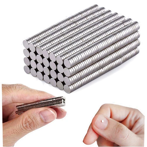 Dailymag Small Magnets, 300 Strong Round Tiny Rare Earth Magnets, 3mmx1mm Powerful Neodymium Disc Magnets for Refrigerator, Great Gift for Garage, Fridge, DIY, Craft, and Office Magnets