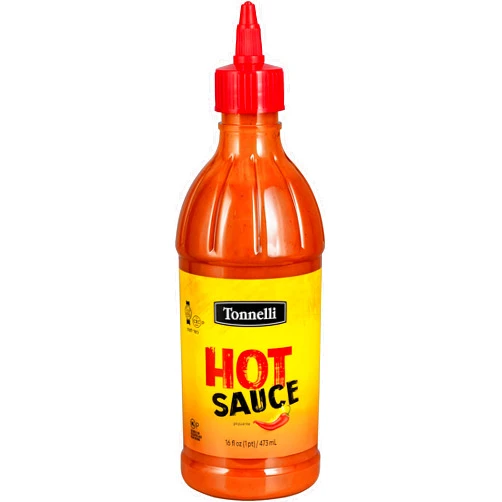 Tonnelli Hot Sauce, 16 oz | Bold & Spicy Flavor | Kosher for Passover