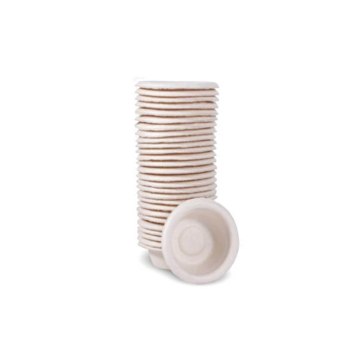 Pangea Small Biodegradable Gecko Food & Water Cups 100 Ct, tan (SPC-100)