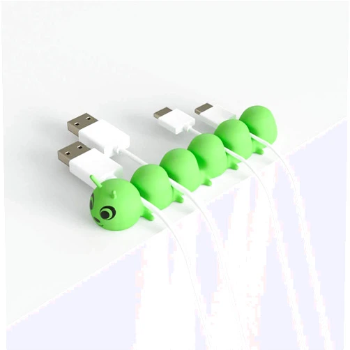 Generic Cable Clips - Cord Organizer - Cable Management - Cable Organizer Desk Organizer for Home Office Desk Car, Cubicle, Nightstand, Self Adhesive Cord Holder, Cord Management, Quirky Fun Caterpillar