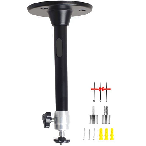 2-Be-Best Mini Projector Mount, Projector Ceiling Mount 360° Rotatable Projector Wall Mount Length 7 in /18cm Compatible with Dr.j Dbpower Jinhoo Anker TMY Projector Mount Camera DVR Office Home Theater