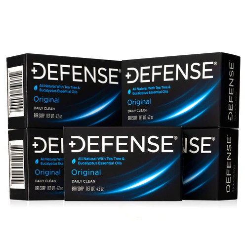 Defense Soap Original Tea Tree Bar Soap 4.2oz (Pack of 5) Classic