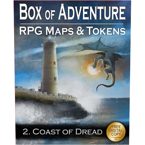 Loke BattleMats Loke Box of Adventure Coast of Dread