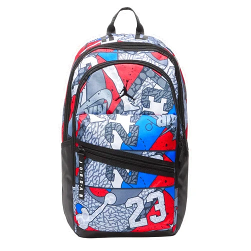 Jordan Jam Air Patrol Backpack Grey Code MA0924-E69, Grey/Red/Blue/Black