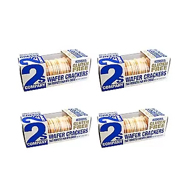 Generic 2s Company, Gluten Free Wafer Cracker for Cheese, 3.5 oz (Pack of 4) in Intfeast Packaging