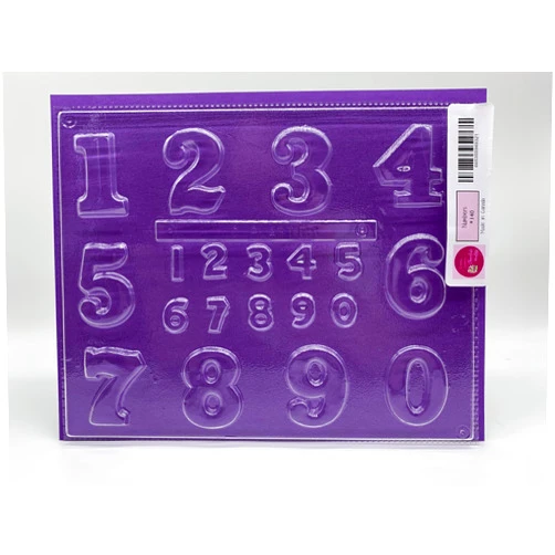 CANDISLE Chocolate Mold – Number Shaped, Homemade Candy bar Making DIY Mould, Durable & Food Safe Material