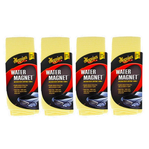 Meguiar's X2000 Water Magnet Microfiber Drying Towel (4 Pack)